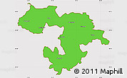 Political Simple Map of Grad Sofija, cropped outside