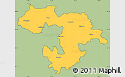 Savanna Style Simple Map of Grad Sofija, cropped outside