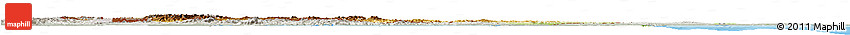 Physical Horizon Map of Bulgaria, lighten, semi-desaturated, land only