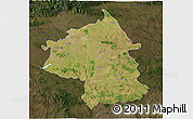 Satellite 3D Map of Jambol, darken