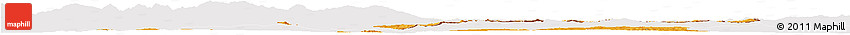 Political Horizon Map of Jambol, cropped outside