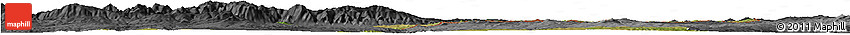 Satellite Horizon Map of Jambol, darken, desaturated