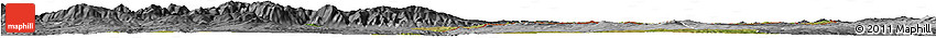 Satellite Horizon Map of Jambol, desaturated