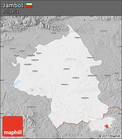 Gray Map of Jambol