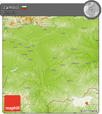 Physical Map of Jambol