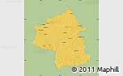 Savanna Style Map of Jambol, single color outside