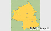 Savanna Style Simple Map of Jambol, cropped outside