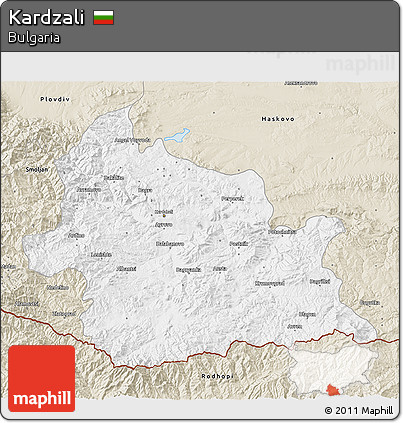 Classic Style 3D Map of Kardzali
