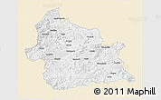 Classic Style 3D Map of Kardzali, single color outside