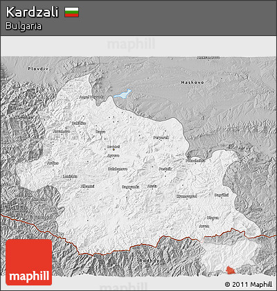Gray 3D Map of Kardzali