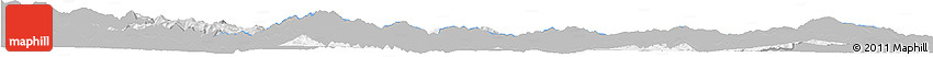 Gray Horizon Map of Kardzali, single color outside