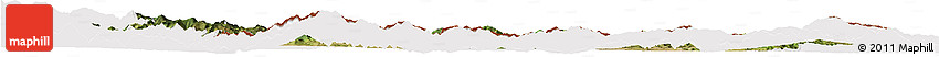 Satellite Horizon Map of Kardzali, cropped outside
