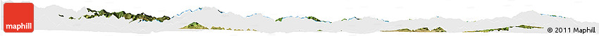 Satellite Horizon Map of Kardzali, single color outside