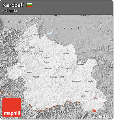 Gray Map of Kardzali