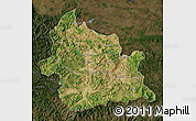 Satellite Map of Kardzali, darken