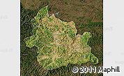 Satellite Map of Kardzali, darken