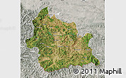 Satellite Map of Kardzali, lighten, semi-desaturated