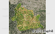 Satellite Map of Kardzali, semi-desaturated