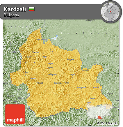 Savanna Style Map of Kardzali