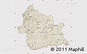 Shaded Relief Map of Kardzali, cropped outside