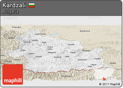 Classic Style Panoramic Map of Kardzali
