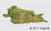 Satellite Panoramic Map of Kardzali, cropped outside