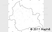 Blank Simple Map of Kardzali, cropped outside, no labels