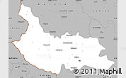 Gray Simple Map of Kjustendil