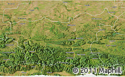 Satellite 3D Map of Lovec