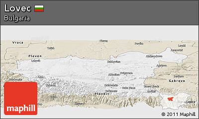 Classic Style Panoramic Map of Lovec