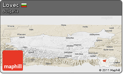 Classic Style Panoramic Map of Lovec