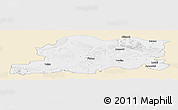 Classic Style Panoramic Map of Pleven, single color outside