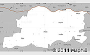 Gray Simple Map of Pleven