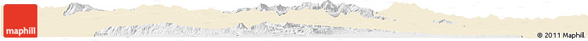 Classic Style Horizon Map of Plovdiv, single color outside