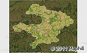 Satellite 3D Map of Razgrad, darken