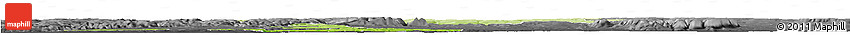 Physical Horizon Map of Razgrad, darken, desaturated