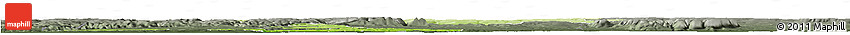Physical Horizon Map of Razgrad, darken, semi-desaturated