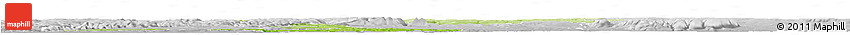 Physical Horizon Map of Razgrad, lighten, desaturated