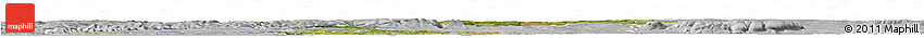 Satellite Horizon Map of Razgrad, lighten, desaturated