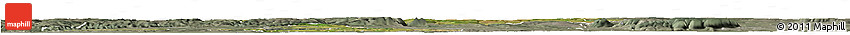 Satellite Horizon Map of Razgrad, semi-desaturated