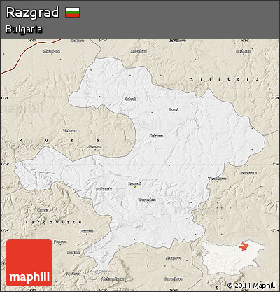Classic Style Map of Razgrad