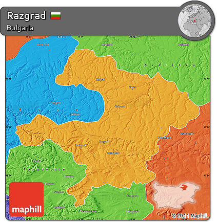Political Map of Razgrad