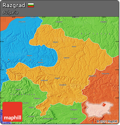 Political Map of Razgrad