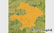 Political Map of Razgrad, satellite outside