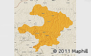 Political Map of Razgrad, shaded relief outside