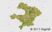 Satellite Map of Razgrad, cropped outside