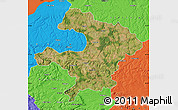 Satellite Map of Razgrad, political outside