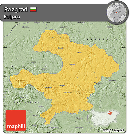 Savanna Style Map of Razgrad
