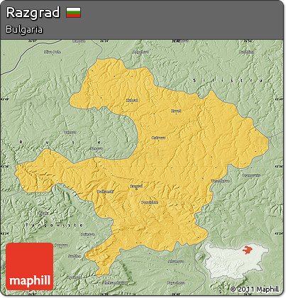 Savanna Style Map of Razgrad