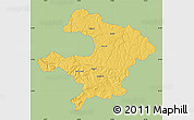 Savanna Style Map of Razgrad, single color outside